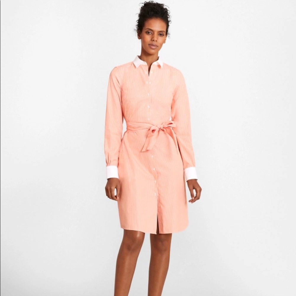 Brooks Brother’s Stretch Poplin Shirt Dress